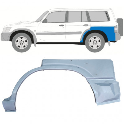 Nissan Patrol 2005-2009 Stänkskärm bakre / Vänster