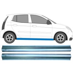 Tröskelplåt reparationspanel för Kia Picanto 2004-2011 / Vänster+Höger / Set 11329
