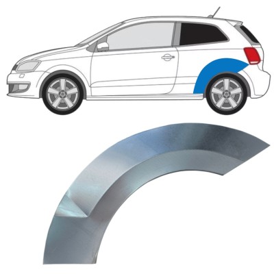 Sidovägg hjulhuskant för Volkswagen Polo 2009-2017 / Vänster 16359
