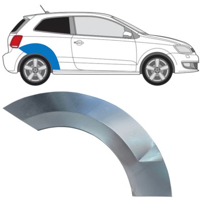 Sidovägg hjulhuskant för Volkswagen Polo 2009-2017 / Höger 16358
