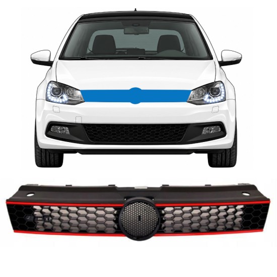 Grill för Volkswagen Polo 2014-2017 GTI 17257