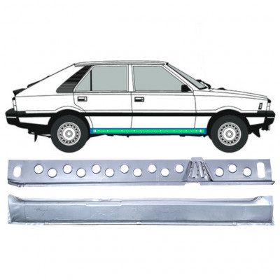 Reparationspanel för inre och yttre tröskel för FSO Polonez 1978-2002 / Höger / Set 12537