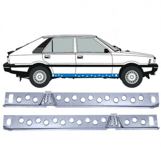 Inre tröskel reparationspanel för FSO Polonez 1978-2002 / Set 12536