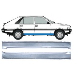 Tröskelplåt reparationspanel för FSO Polonez 1978-2002 / Vänster+Höger / Set 12533