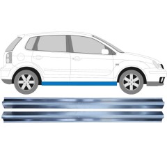 Tröskelplåt reparationspanel för Volkswagen Polo 2001-2009 / Set 11933