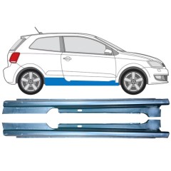 Tröskelplåt för Volkswagen Polo 2009-2017 / Vänster+Höger / Set 12861