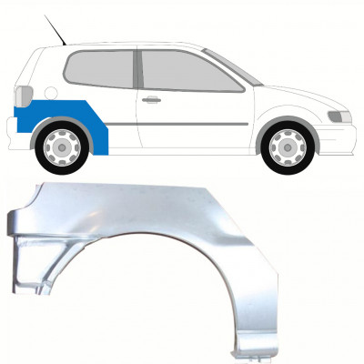 Sidovägg hjulhuskant för VW Polo 1994-1999 / Höger 10191