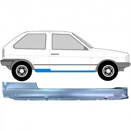 Tröskelplåt reparationspanel för VW Polo 1981-1994 / Höger 7114