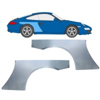 Sidovägg hjulhuskant för Porsche 911 997 2004-2012 / Vänster+Höger / Set 16381