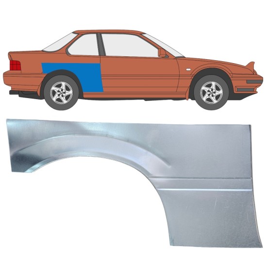 Sidovägg hjulhuskant för Honda Prelude 1987-1992 / Höger 16361
