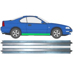 Tröskelplåt reparationspanel för Honda Prelude 1992-1997 / Vänster+Höger / Set 11292