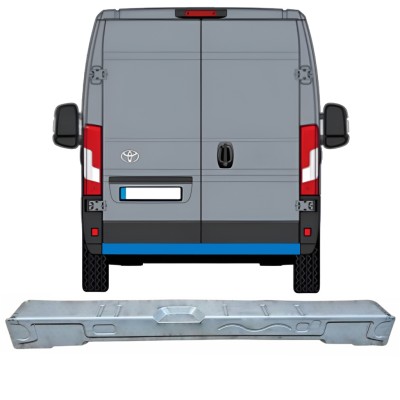 Bak ram reparationspanel för Toyota Proace Max 2024- 16873