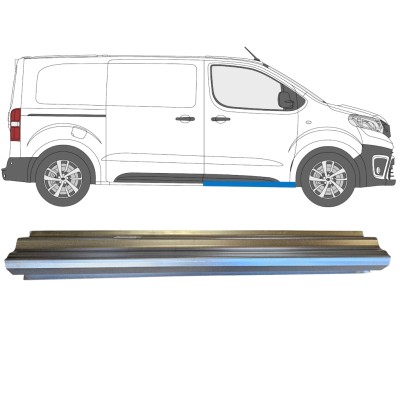 Reparationspanel för dörrtröskel för Toyota Proace Verso 2016- / Vänster = Höger (symmetrisk) 14902
