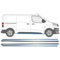 Nedre tröskelplåt reparationspanel för Toyota Proace Verso 2016- / Vänster+Höger / Set 15601
