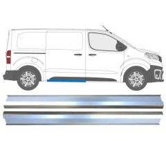 Skjutdörr tröskel reparationspanel för Fiat Scudo 2022- / Vänster = Höger (symmetrisk) / Set 13335