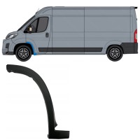 Prydnads Skyddslist skärm för Toyota Proace Max 2024- / Vänster 15898