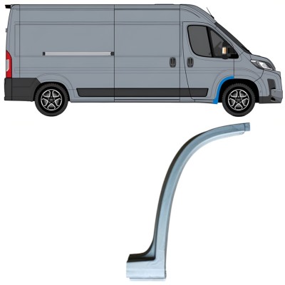 Framre hjulhus reparationspanel för Toyota Proace Max 2024- / Höger 16835