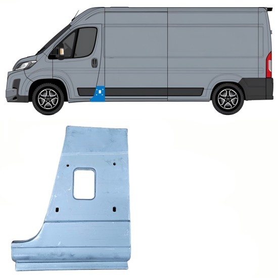 Reparationspanel för stolpe