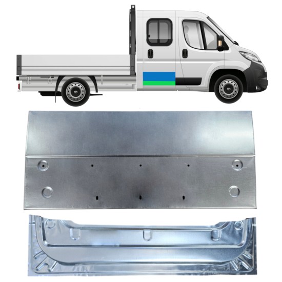 Inre + yttre bakdörr reparationspanel för Toyota Proace Max 2024- / Vänster = Höger (symmetrisk) 16638