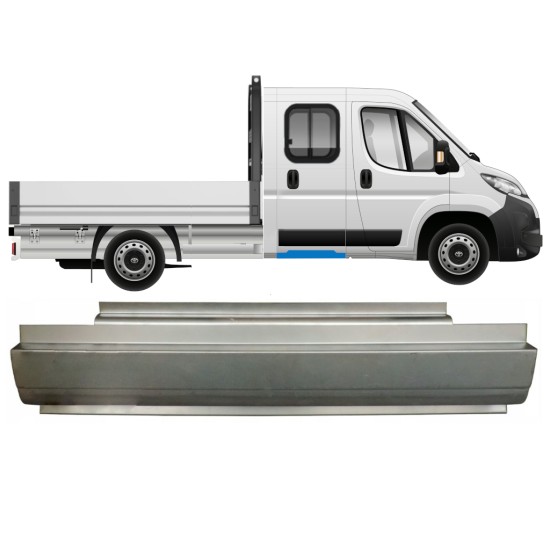 Bak tröskel reparationspanel för Toyota Proace Max 2024- / Vänster = Höger (symmetrisk) 16691
