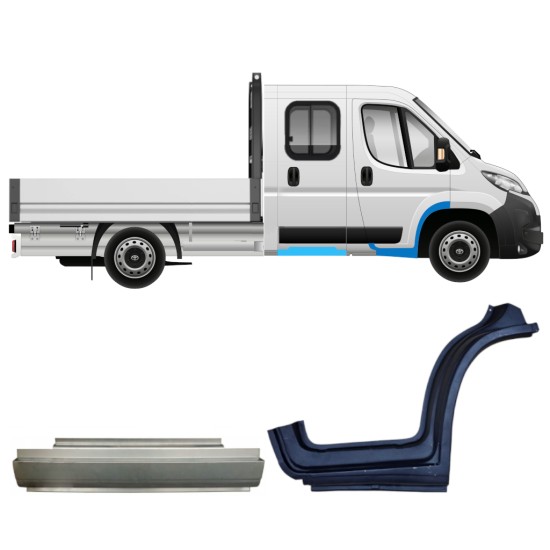 Reparationspanel set för Toyota Proace Max 2024- / Höger 16684
