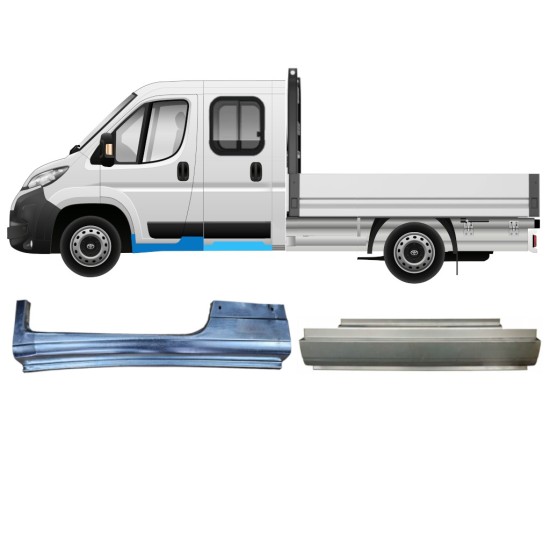Reparationspanel set för Toyota Proace Max 2024- / Vänster 16683