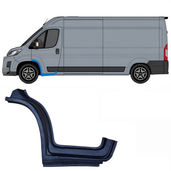 Reparationspanel för dörrtröskel för Toyota Proace Max 2024- / Vänster 16672