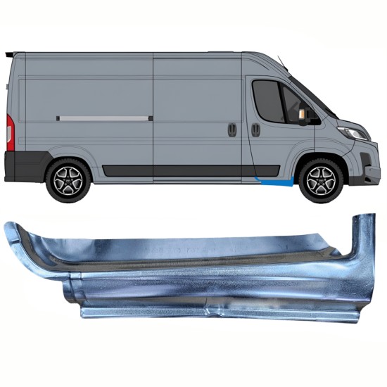 Reparationspanel för dörrtröskel för Toyota Proace Max 2024- / Höger 16629