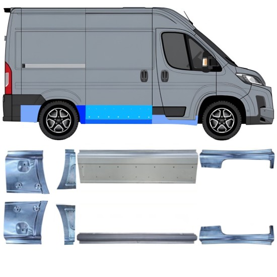 Reparationspanel set för Toyota Proace Max 2024- / Vänster+Höger 16752
