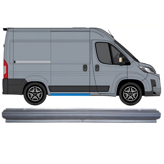Skjutdörr tröskel reparationspanel för Toyota Proace Max 2024- / Höger 16698