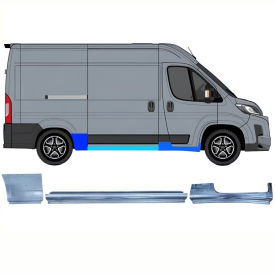 Reparationspanel set för Toyota Proace Max 2024- / Höger 16756