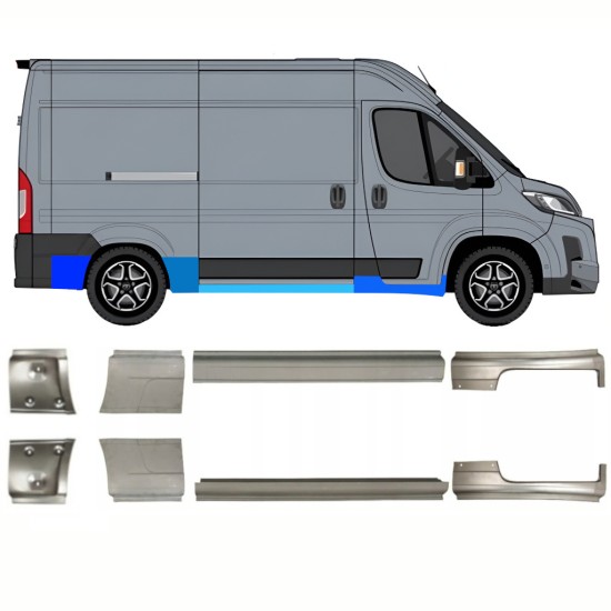 Reparationspanel set för Toyota Proace Max 2024- / Vänster+Höger 16688