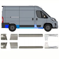 Reparationspanel set för Toyota Proace Max 2024- / Vänster+Höger 16714