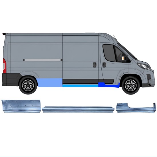 Reparationspanel set för Toyota Proace Max 2024- / Höger 16757