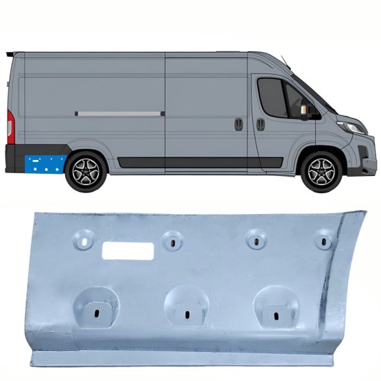 Sidovägg hjulhuskant för Toyota Proace Max 2024- / Höger 16739