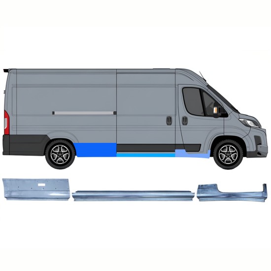 Reparationspanel set för Toyota Proace Max 2024- / Höger 16758