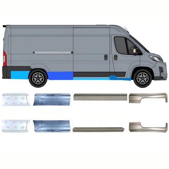 Reparationspanel set för Toyota Proace Max 2024- / Vänster+Höger 16705