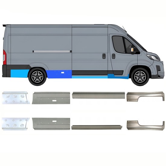 Reparationspanel set för Toyota Proace Max 2024- / Vänster+Höger 16707