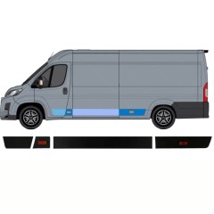 Prydnads skyddslister set för Toyota Proace Max 2024- / Vänster 15886