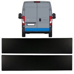 Prydnadslist skyddslister dörr bak för Toyota Proace Max 2024- / Vänster+Höger 15933