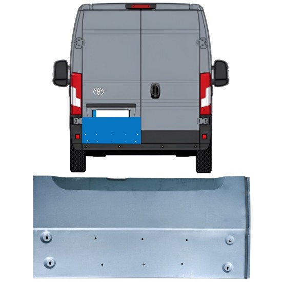 Reparationspanel för bakdörr för Toyota Proace Max 2024- / Vänster 16736