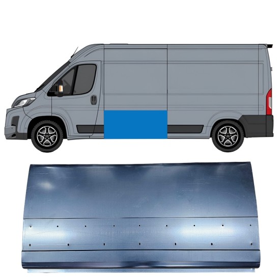 Hög reparationspanel på sidan för Toyota Proace Max 2024- / Vänster = Höger (symmetrisk) 16717