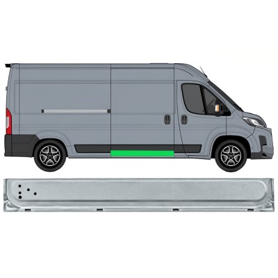 Skjutdörr reparationspanel inre för Toyota Proace Max 2024- / Höger 17046