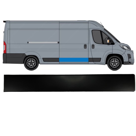 Prydnadslist framdörr list för Toyota Proace Max 2024- / Höger 15928