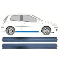Tröskelplåt reparationspanel för Fiat Punto II 1999-2010 / Vänster = Höger (symmetrisk) / Set 10396