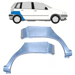 Sidovägg hjulhuskant för Fiat Punto I 1993-1999 / Vänster+Höger / Set 9687