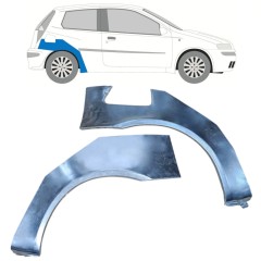 Sidovägg hjulhuskant för Fiat Punto II 1999-2010 / Vänster+Höger / Set 10404
