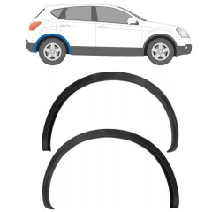 Prydnadslist stänkskärm list för Nissan Qashqai 2007-2013 / Vänster+Höger / Set 12687