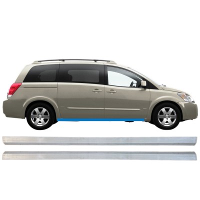 Nedre tröskelplåt reparationspanel för Nissan Quest 2003-2009 / Vänster+Höger / Set 15105
