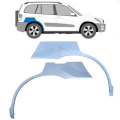 Sidovägg hjulhuskant för Toyota Rav4 2000-2005 / Vänster+Höger / Set 9432